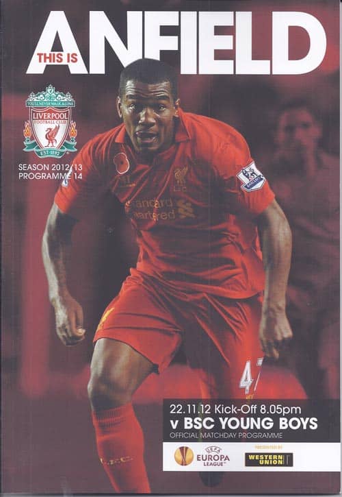 Liverpool FC v BSC Young Boy`s Bern